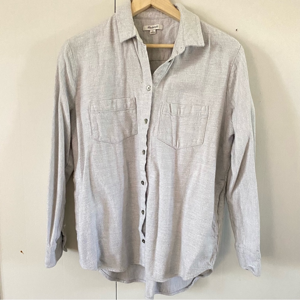Madewell Cream Button Up